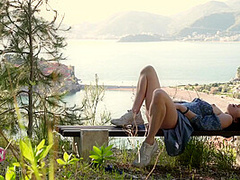 Risky Public Masturbation And Stretch My Ass Outdoor