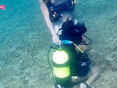 I fuck his *** Under the Water