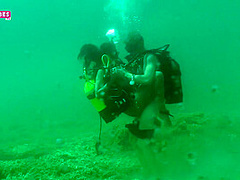 I fuck his *** Under the Water