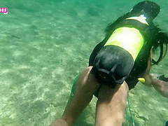 I fuck his *** Under the Water