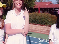Tennis Court Gangbang