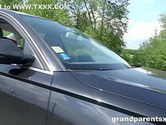 Roadside Creampie - Old Vs Young