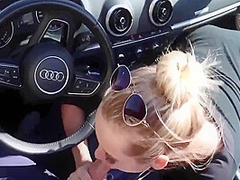 Beautiful Baby Made Blowjob In The Car