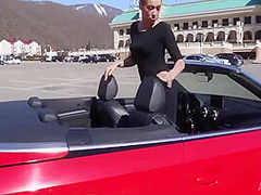 Beautiful Baby Made Blowjob In The Car
