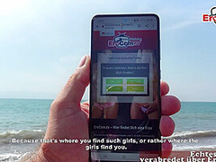 BLOWJOB DATE with german tourist and mexican latina in holiday