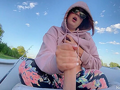 Fast Handjob In The Boat