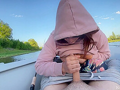Fast Handjob In The Boat