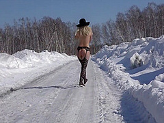 Compilation Golden Shower Of Hairy Pussy Outdoors In Winter. Amateur Fetish With Urine On White Snow. 10 Min