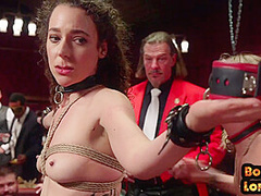 BDSM submissive MILFS enjoy public IR anal sex and e shocks