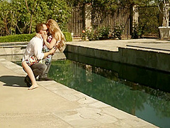 Beauty Blonde Outdoor Sex In 4k