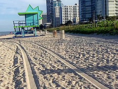 Jillian Goes To The Beach (in A Tiny Gold Bikini) 7 Min