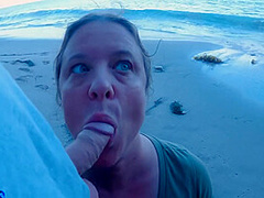 Stepson Cheats With Stepmom On The Beach