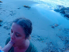 Stepson Cheats With Stepmom On The Beach