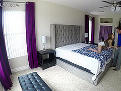 Angry Stepdad Cockblocks Stepdaughter’s Boyfriend - SpyFam