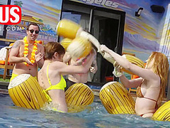 Madison Spears And Kali Roses In Hawaiian Jerkaoke With Pornstars - Ltv0025