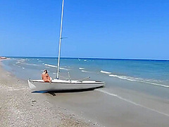 Babe Tanlines Met On Beach Invited Home Shower Porn