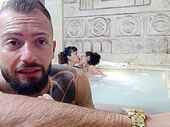 Tommy They Life In The Water And Play With Lady Muffin