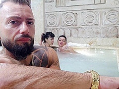 Tommy They Life In The Water And Play With Lady Muffin