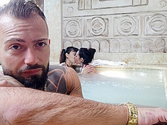 Tommy They Life In The Water And Play With Lady Muffin