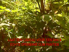 Leave A Gift For A Fan, Real Public - Cum Panties