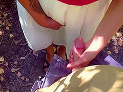 Leave A Gift For A Fan, Real Public - Cum Panties