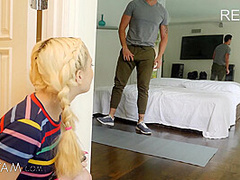 Horny Stepdaughter Spots Stepdad's Big Dick - SpyFam