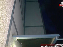 Real Public Flashing Casting Threesome With German Girl