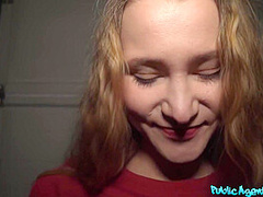 Ivi Rein - Cute Learning English And Blowing Huge Dick