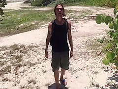 Exhibitionist Wife Masturbates On Nude Beach While Husband Watches