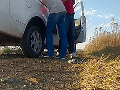 Aaa Roadside Assistence And Creampie !!!