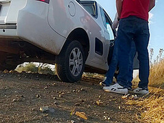 Aaa Roadside Assistence And Creampie !!!