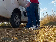 Aaa Roadside Assistence And Creampie !!!