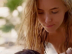 Mega Sexy Girls Clover And Lure One Lucky Black Guy Into Hot Threesome With Gina Gerson