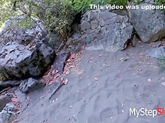 Daddy Daughter - Blonde Teen Outdoor Fuck With Daddy