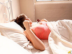 Hannah Z in Morning Nips - DownblouseJerk