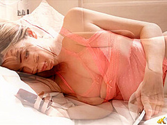 Hannah Z in Morning Nips - DownblouseJerk
