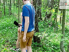 Petite Girl Screams Loudly While Being Spanked While Tied To A Tree