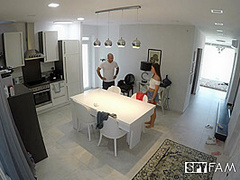 Messy Stepdaughter Spied In Tub - SpyFam