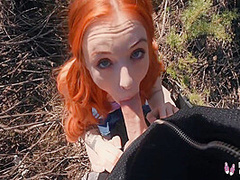Madi Collins In Sexy Little Ginger Teen Loves To Flash And Fuck Hard 10 Min