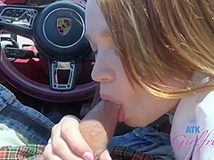 Good Girl In Schoolgirl Uniform Gives Roadhead Pov Blowjob Car Sex With Mazy Myers