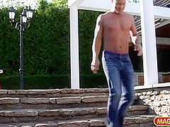 Blonde Minx Gets Nailed Outdoors