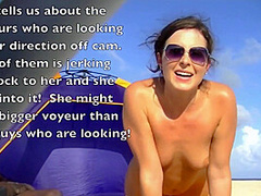 I Play With Nude Beach Voyeur Big Black Cocks In Front Of My Cuckold Husband! +bonus - Helena Price