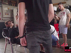 Sub teen Latina public fucked and pussywhipped in group