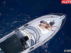 Big Ass Lesbian Best Friends Hot Threesome On Private Boat With Ginebra Bellucci And Marylin Crystal