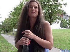 Czech Bj Babe Pov Fucked Outdoor For Money After Casting