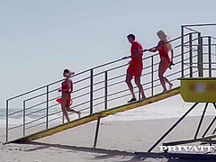 Outdoor Threesome With Sienna Day And Silvia Dellai