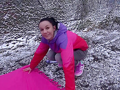 Andie Darling In Teen Outdoor Sex Scene