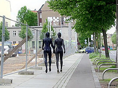 Fullbody Spandex In The City - Watch4Fetish