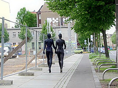 Fullbody Spandex In The City - Watch4Fetish
