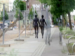 Fullbody Spandex In The City - Watch4Fetish